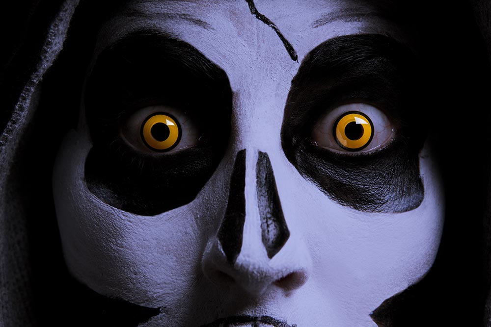 Lentillas de miedo para Halloween